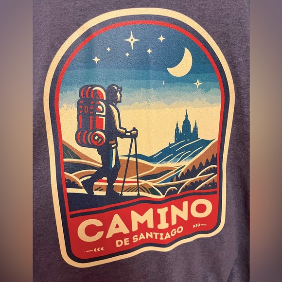 El Camino de Santiago Tee Shirt, Souvenir, T-Shirt, XXL, 2X, Buen Camino Frances - Picture 3 of 4
